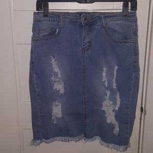 Fashion Nova high waist skirt.